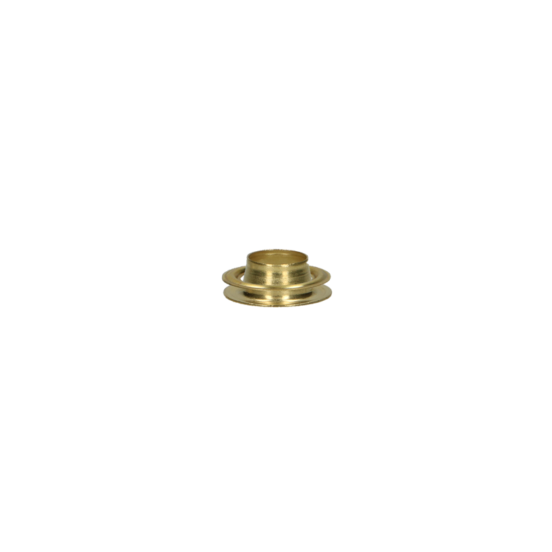 Zeilring 10mm-24AR messing met vlakke...