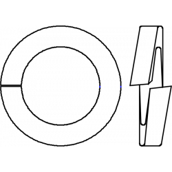 Veerring Din 7980 M  5 Zn   (1000st)