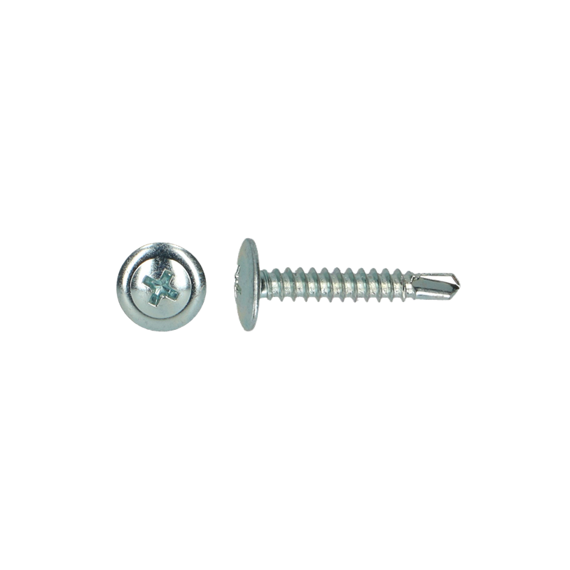 Zelfb.schroef bolkop+kraag * 4,20x38 Zn   (500st)