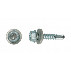 Zelfb. schroef boorpunt nr 3 * 6,30x38 Zn zeskantkop SW...