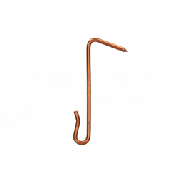 Leihaak recht met punt * 2,70x70 Cu   (500st)