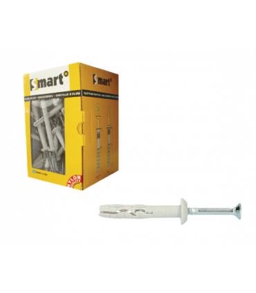 Nagelplug halfbolle kop * 6,00x40 N CE/ETA gekeurd  (100 st )