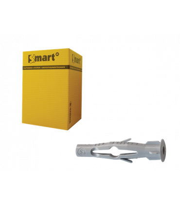 Nylon universeelplug  met boord 6x40 Type UP - geschikt voor alle bouwmaterialen  (200 st )