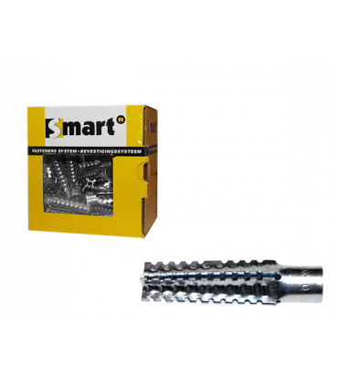 Universele plug metaal *  6x 32 mm Zn   (100 st )