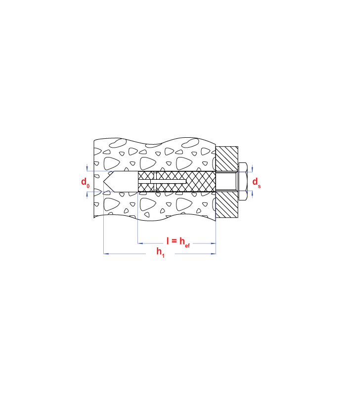 Messing plug  M 16x43   (50 st )