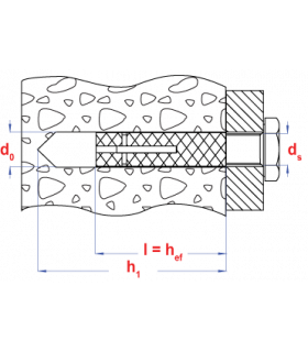 Messing plug  M  6x24   (100 st ) 2