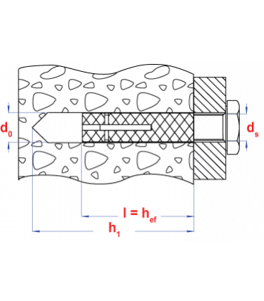Messing plug  M  6x24   (100 st )