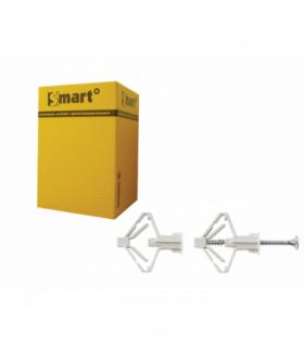 Nylon hollewandplug PCA + schroef vzk 8,00x40  - schroef:...