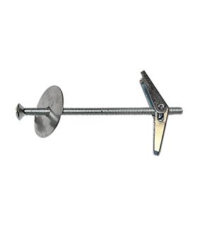 Springanker + schroefoog M  5x100 Zn   (25 st ) 2