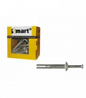 Inslagnagel Zamak * 6,00x40 Zn met verzinkte nagel  (25 st )