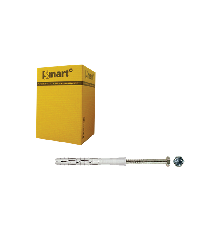 Raamplug met zeskantschroef * 10,00x160 Zn...