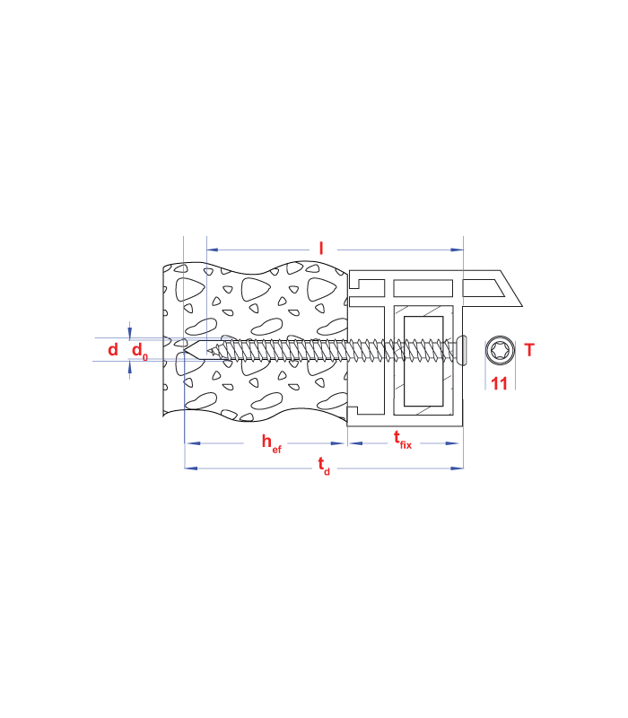 Kozijnschroef VZK-T30 * 7,50x92 Zn bijgevoegd:...