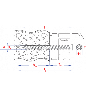 Kozijnschroef VZK-T30 * 7,50x122 Zn bijgevoegd: 1 bit... 2