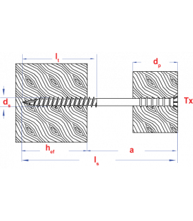 Zelfborende regelschroef  VZK T25 6,00x70 Zn met snijpunt... 2