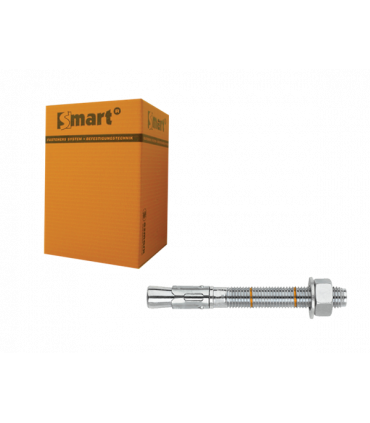 Keilanker  SMK M 16x3,00x125 Zn/ETA opt.7 Gemonteerd met rondel en moer   (25 st )