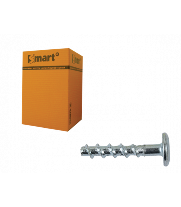 betonschroef S-BSF 6x5,00x40 Zn (T30) met flenskop voor montagerails - ETA optie 1 voor gescheurd beton (100 st )