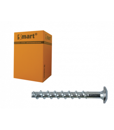 betonschroef S-BSP 6x15,00x50 A4 (T30) met panhead  ETA optie 1 voor gescheurd beton (100 st )
