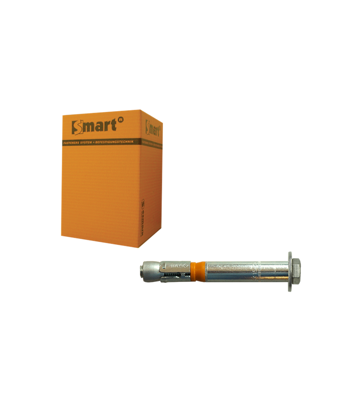 zwaarlastanker zeskantkop M 6x65 Zn type SZ-S - ETA optie 1 - boordiam/ tfix: (10/0)  (100 st )