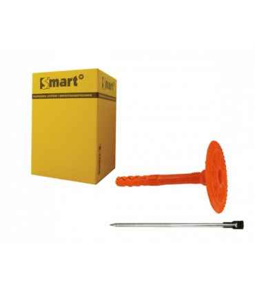 Nylon isolatieplug 60mm * 10x160 ETA gekeurd - korte spreidzone met kunststof nagel isolatieplaatdikte: (110) (120 st )