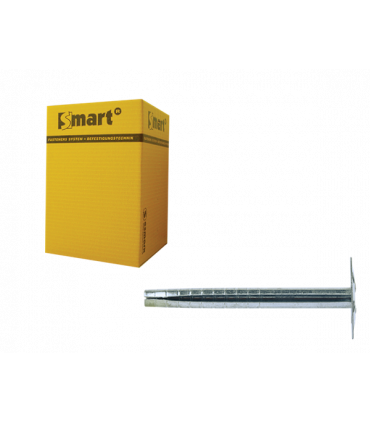 Metalen isolatieplug  8x140 Zn Diameter schijf: (35) verpakt in plastiek zak (50 st )