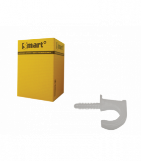 Nylon plugclip enkel 20-25 wit voor flexibel en ronde pvc...