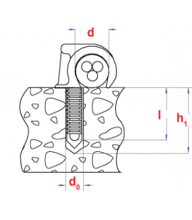Nylon plugclip enkel 24-28 wit voor flexibel en ronde pvc... 2