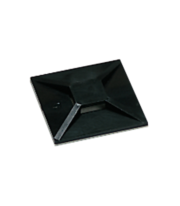 Plakzadel vrknt vr kabelbinder 28x28 zwart...