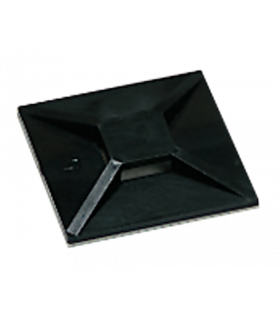 Plakzadel vrknt vr kabelbinder 19x19 naturel   (100 st )