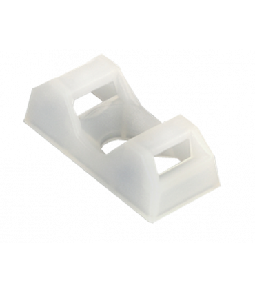 Schroefzadel vr kabelbinder 26x16,00x10 naturel voor schroefdiameter (5,0mm)  (100 st )
