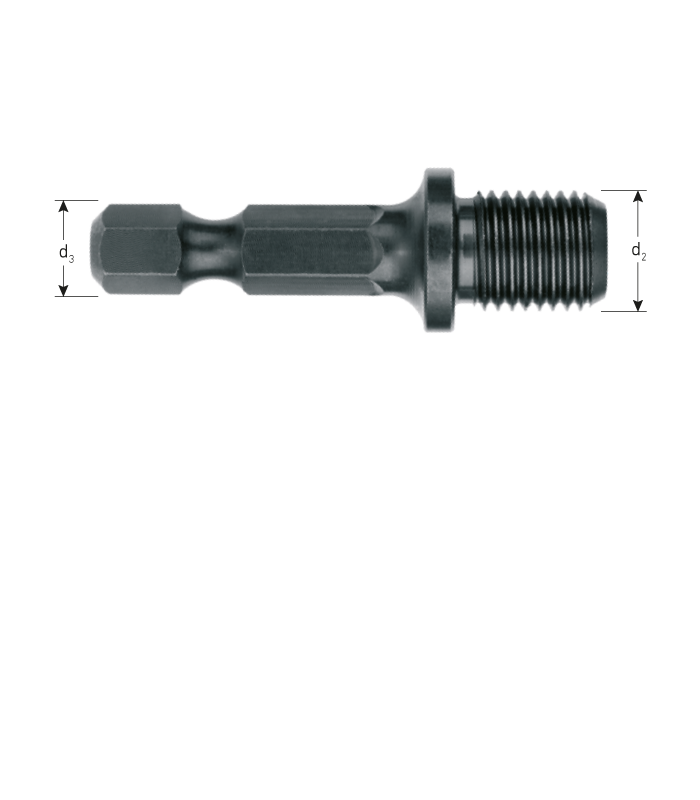 LFA Boorkopadapter 1/4 - 3/8x24 / 945138 per 1