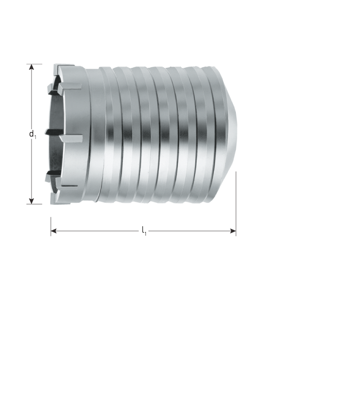 Hamerkroonboor Konische opname  40,0x100 mm per 0