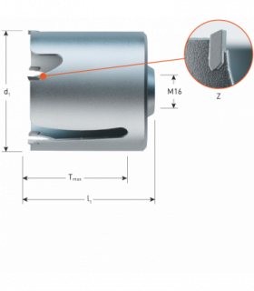 HM-Multifunctionele gatzaag UNIcut  30,0 mm per 0