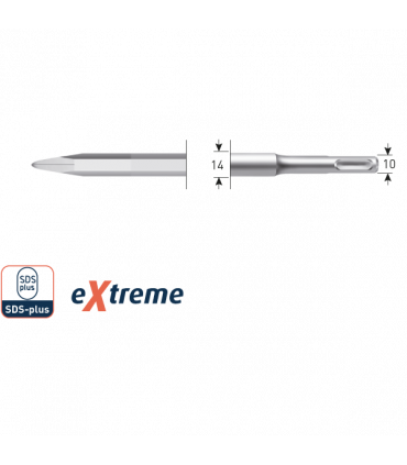 SDS+ Punt-beitel   Extreme    250 mm per 1
