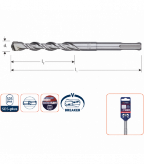 Hamerboor SDS+ V-Breaker 10,0x150/210 mm per 0 2