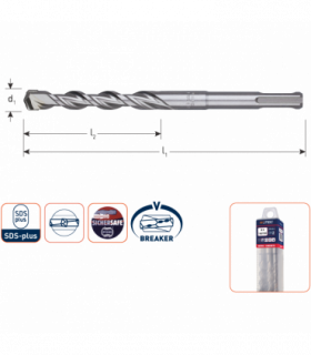 Hamerboor SDS+ V-Breaker   6,0x100/160 mm (box 10) per 0 2
