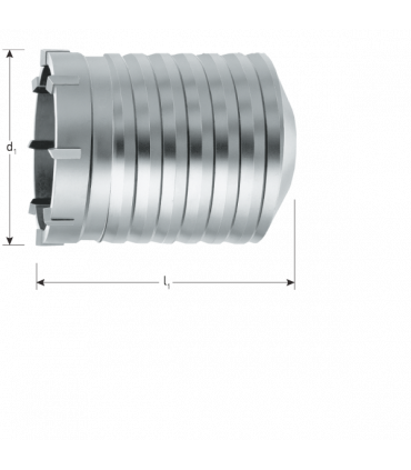 Hamerkroonboor Konische opname 125,0x100 mm per 0