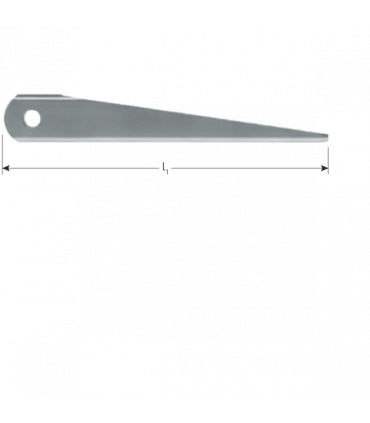 Uitdrijfspie adapter 140 mm per 0