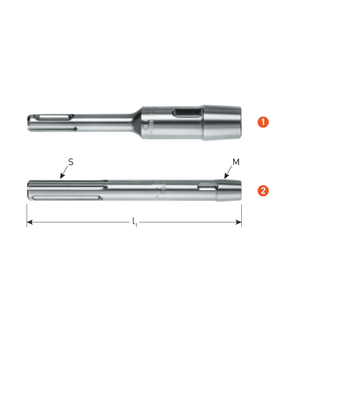 Adapter SDS-Max  450 mm per 0