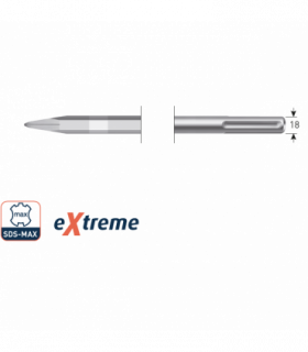 SDS-MAX Puntbeitel     Extreme    280 mm per 1 2