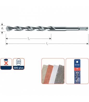 UNIDon-boor       6,0x230/290 mm per 0