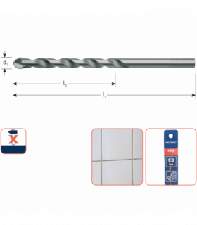 Tegelboor Extreme  4,0x50/ 85 mm per 0 2