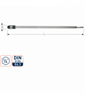 Verlengstuk speedboor 150 mm snelspan aansluiting per 0 2