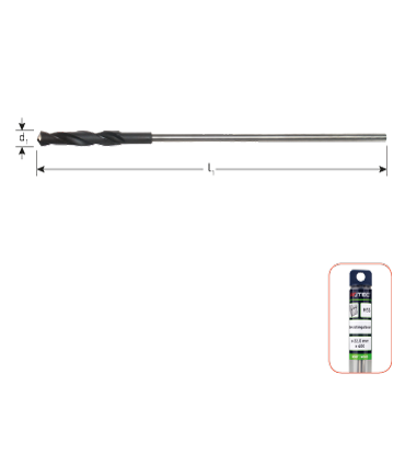 HSS Bekistingsboor 20,0x800 mm per 0