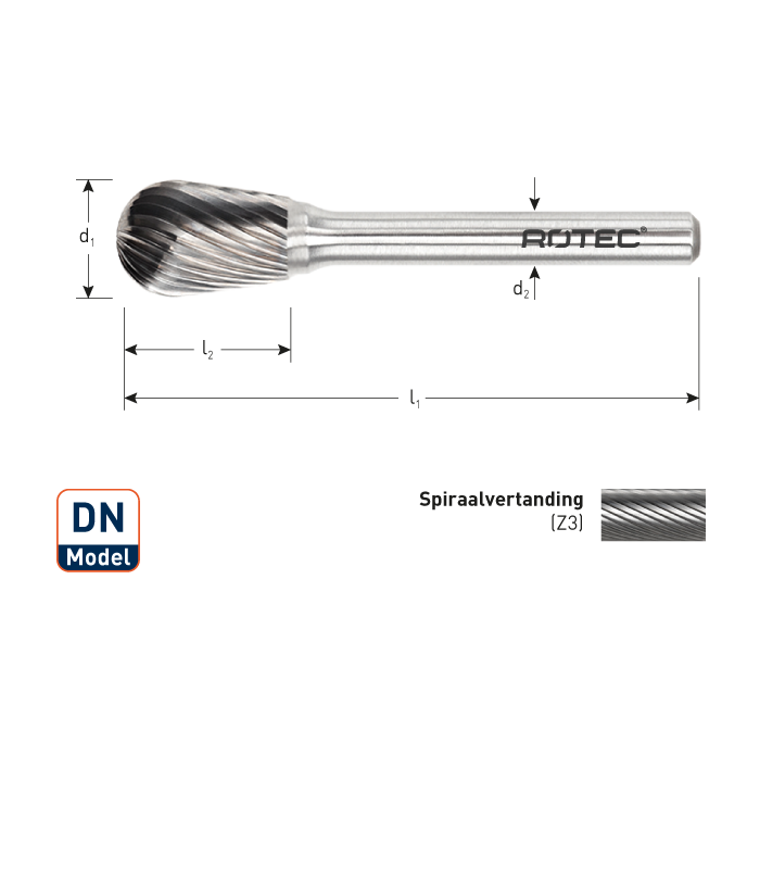 ROTEC HM-Stiftfrees, model DN
Z3 /...