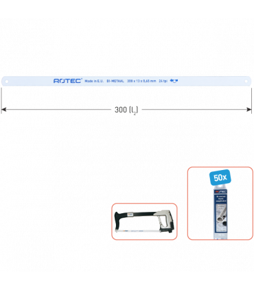 ROTEC Handzaagbladen Bi-metaal 24 t. per 1