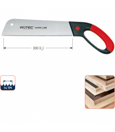 ROTEC Meubelmakerszaag Shark-Line SL1 werklengte-300/ T-14 per 1