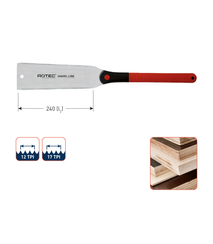 ROTEC Duozaag Shark-Line SL5 werklengte-240/...