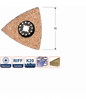 ROTEC OF78HG Oscillerend HM Schuurplateau d-65mm per 1