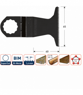 ROTEC SOTJ18/65bi Oscillerend Bi-Metaal invalzaagblad...