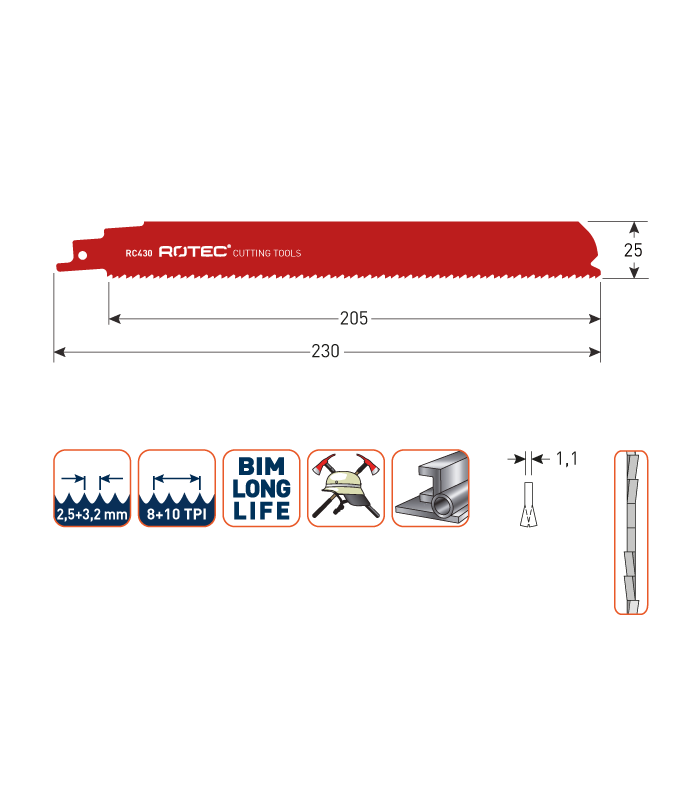 ROTEC Reciprozagen RC430 / 1126CHF (VPE 5...
